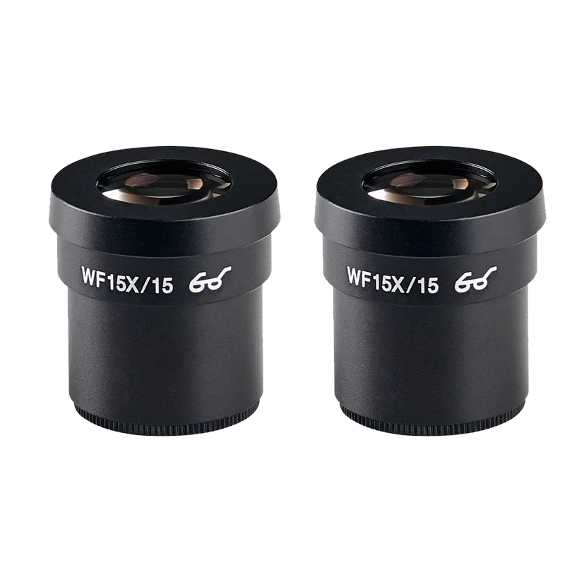 2PCS Microscope Auxiliary Eyepiece WF5X WF10X WF15X WF20X WF25X WF30X Wild Field For Stereo Binocular Trinocular 30MM Interface