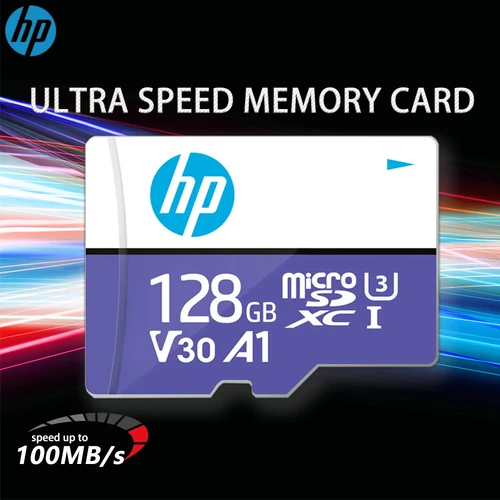 Tarjeta De Memoria HP Micro SD Clase 10 64GB 128GB U3 4K Alta Velocidad Cartao De Memoria Memoria Flash TF Mecard C10