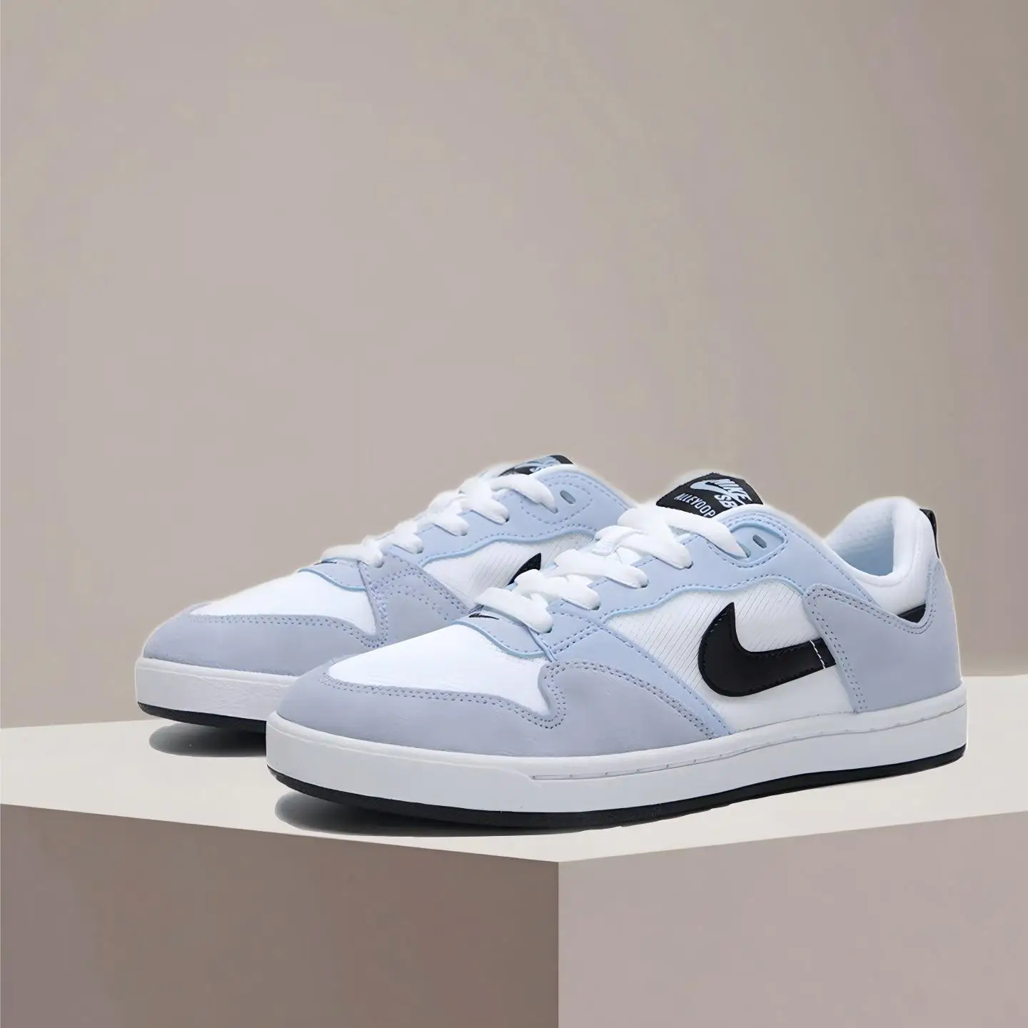 

Nike SB Alleyoop Suede Low-Top Fashionable Versatile Slip-Resistant Durable Skate Shoes Unisex Black/White/Red CJ0882-500