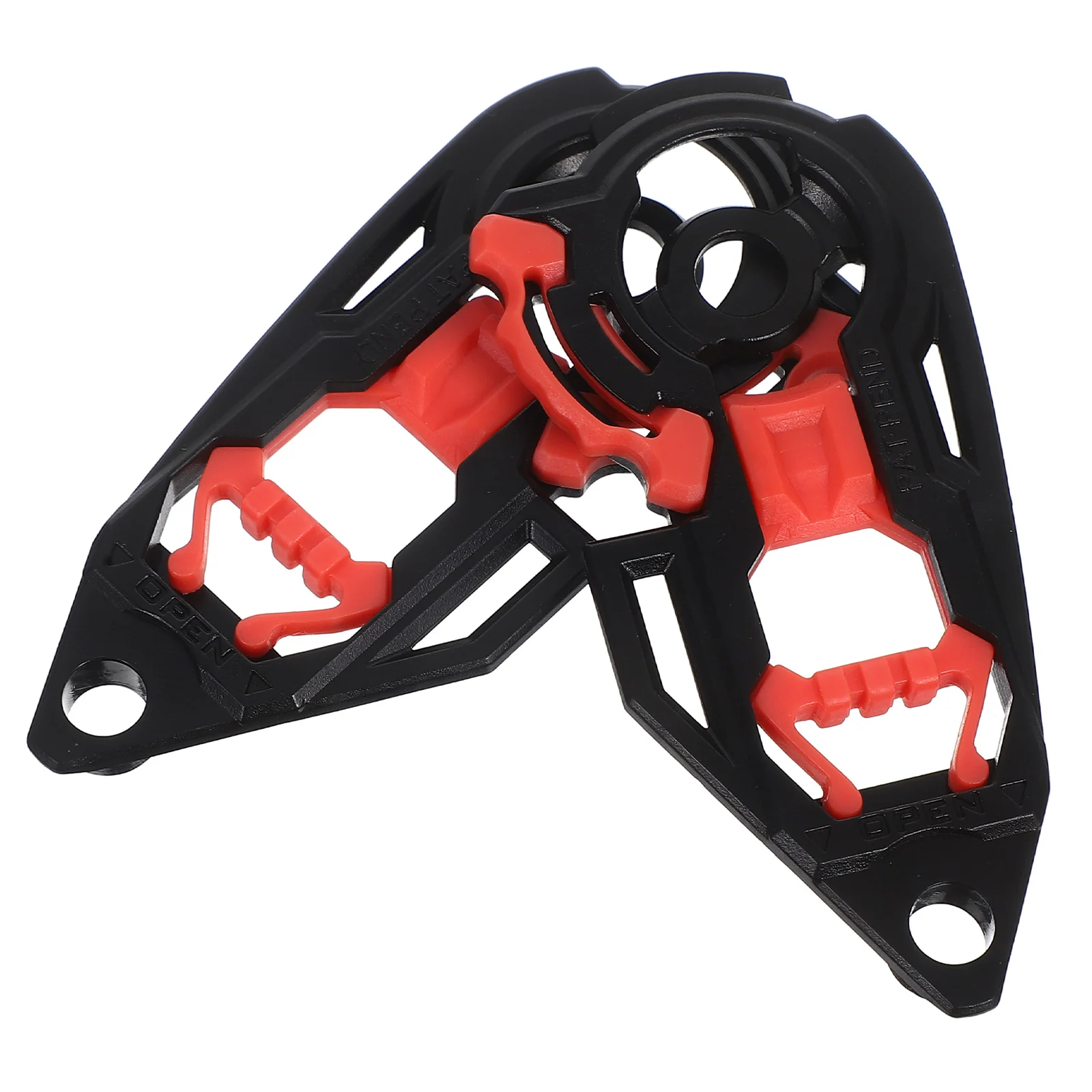 

2pcs Motorcycle Visor Plate Set: Durable Shield For Universal Compatibility Quick Detach Sun Resistant
