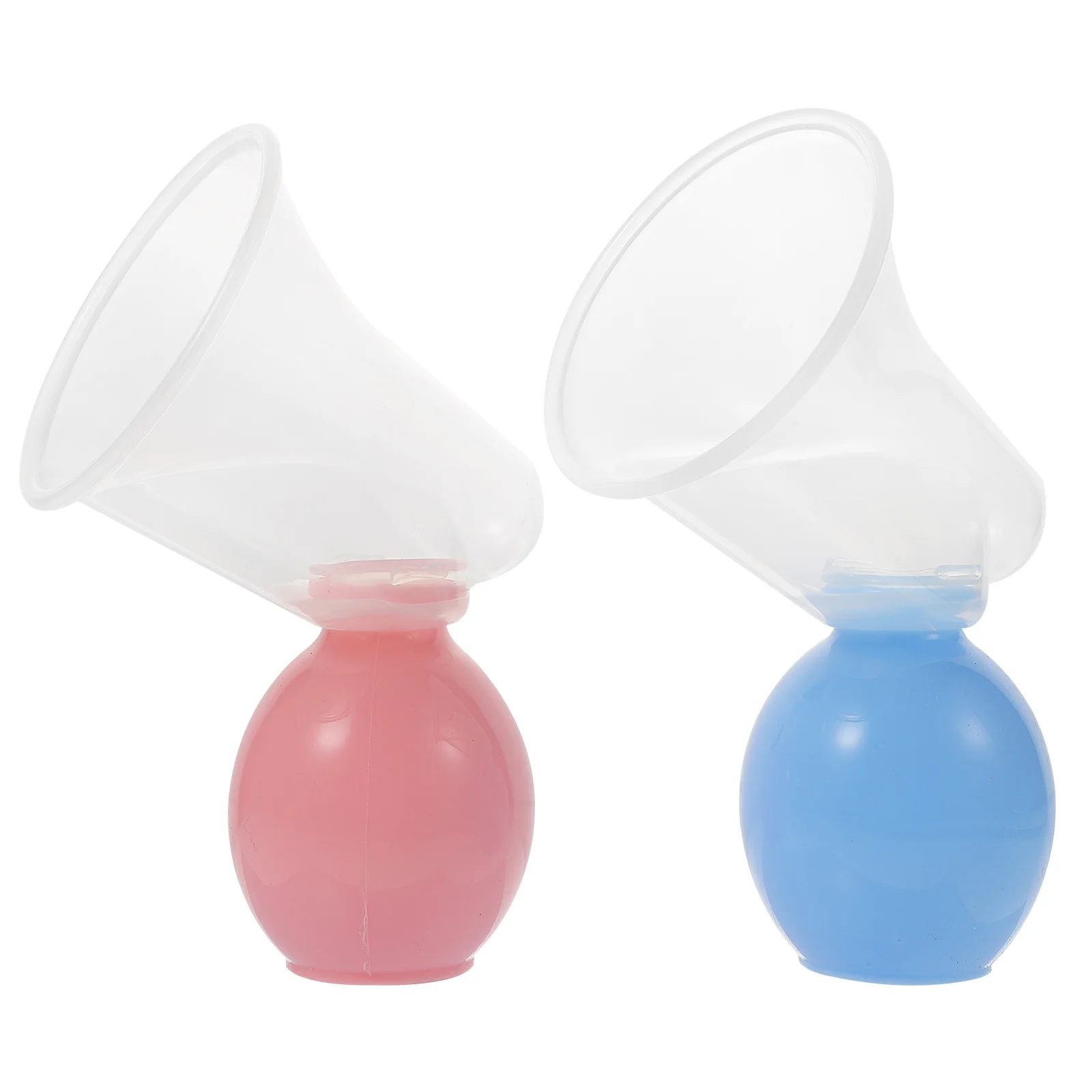 

2 Sets Pump Accessories High Quality PP Silent Manual Breastfeeding Prevent Backflow Painless Lactator Portable