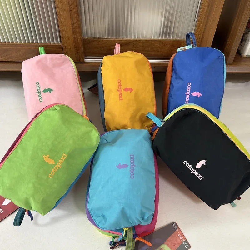 

2025 Y2K Cotopa 4L косметичка для путешествий на открытом воздухе, модная и экологическая защита, цветная сумка для мытья дофамина, сумка