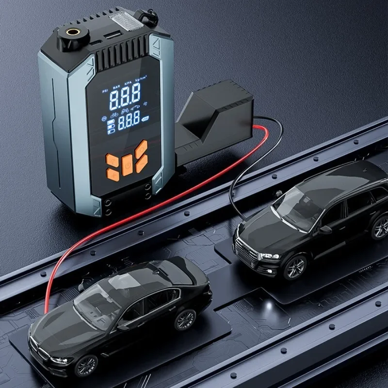 Outdoor Car Emergency Start Power, All-in-One Inflatable Battery, Emergency Multi-Function, Camping, Hiking, Treasure, Fire Wire