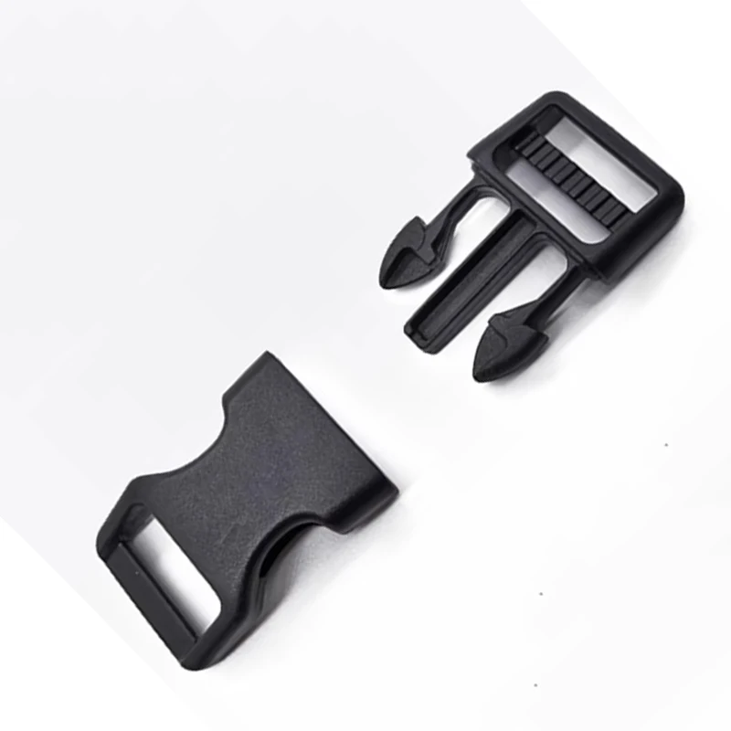 10pcs Plastic 10mm Backpack Strap Buckle Quick Side Release Buckle Bag Luggage Outdoor Backpack Strap Belt Webbing Lether Craft
