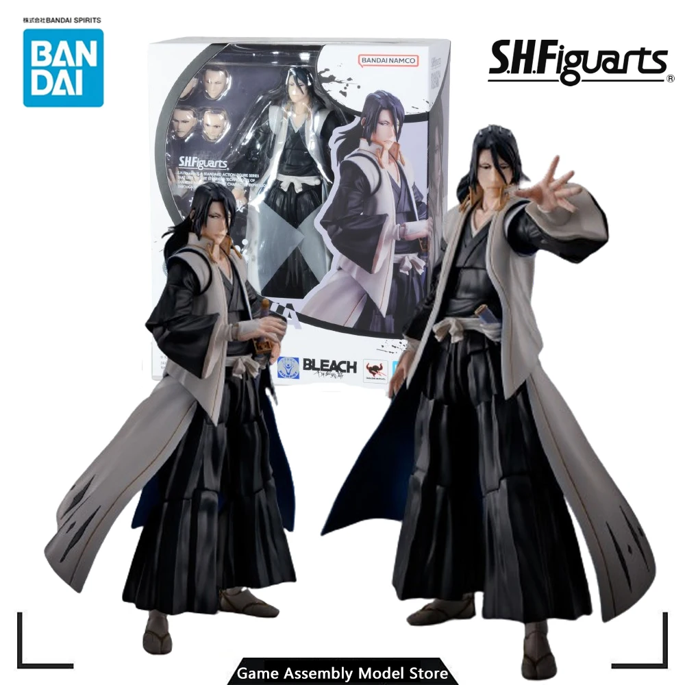 

Bandai Genuine Model Kit SH Figuarts Byakuya Kuchiki Completed Anime Assembled Model Collectible Gift PVC 150mm