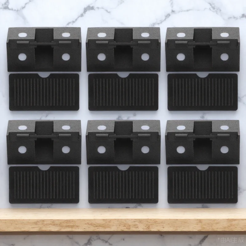 

100pcs Connectors Black Corner Brace niture Corner Shelf Bracket Brackets Shelf Support Angle Bracket Hardware