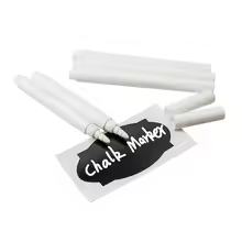 Pen on chalkboard and erasing demonstration