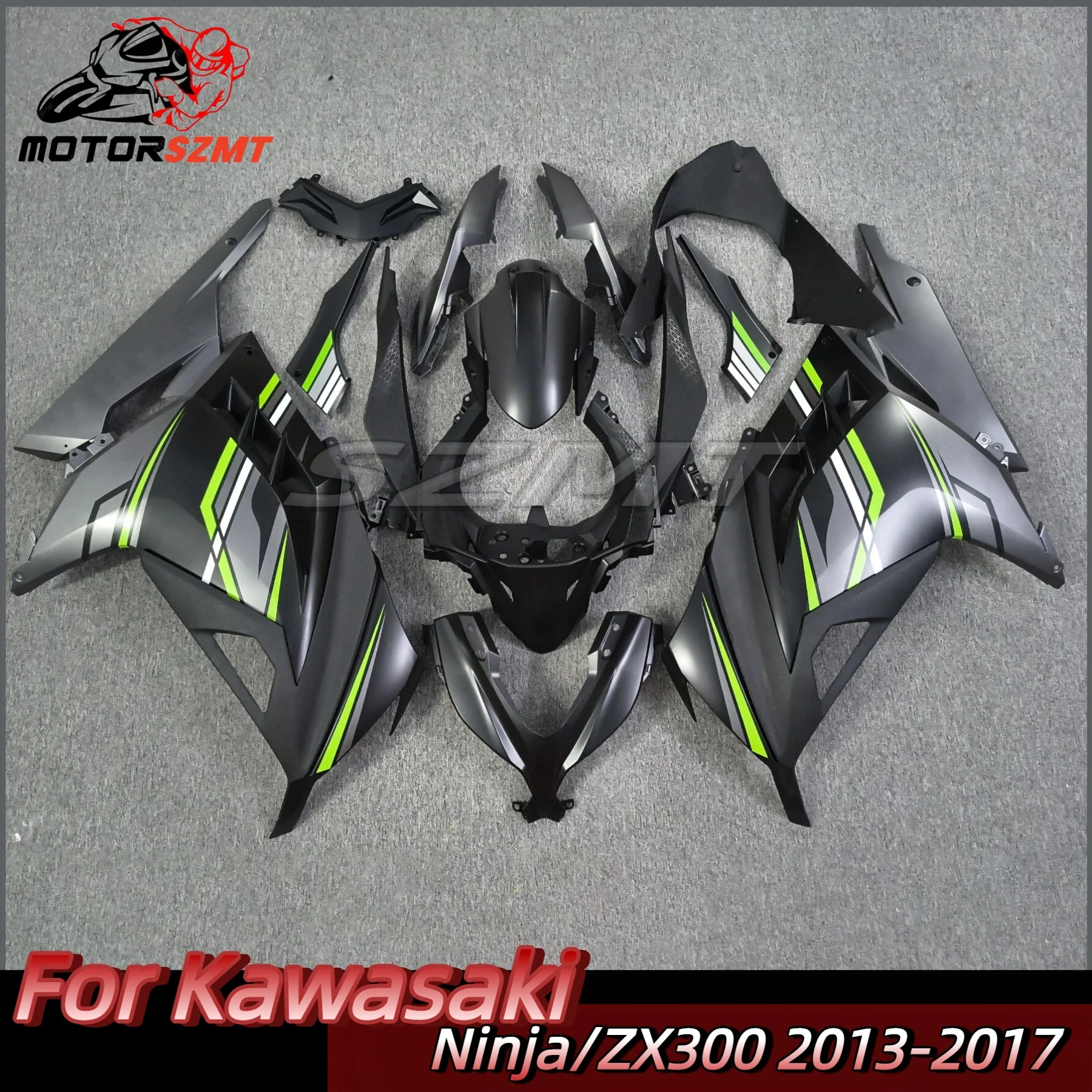 

New ABS Motorcycle Fairing kits Fit for Ninja ZX-300 EX-300 2013 2014 2015 2016 2017 EX300 ZX300 13-17 fairings kit