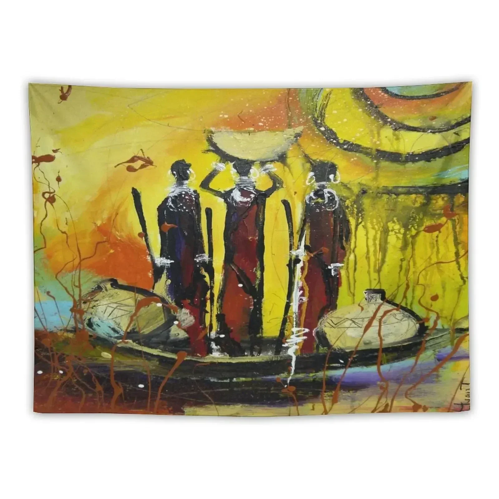 

African Tribe Tapestry Funny Wall Decoration Decoration Aesthetic Tapestry
