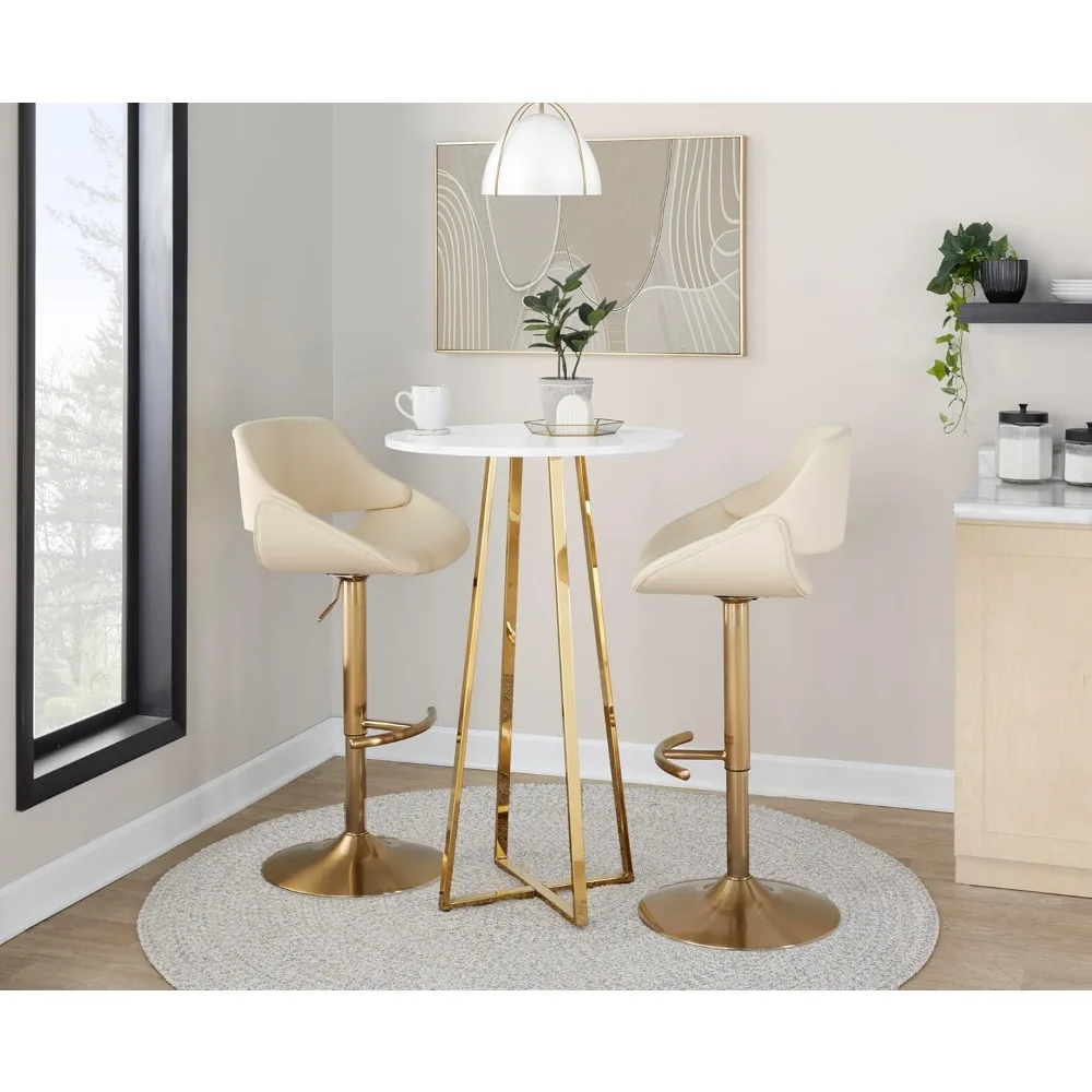 Cosmo Height Table, High Top Table, Bistro Table, Pub , Round Tall , Counter Height Dining