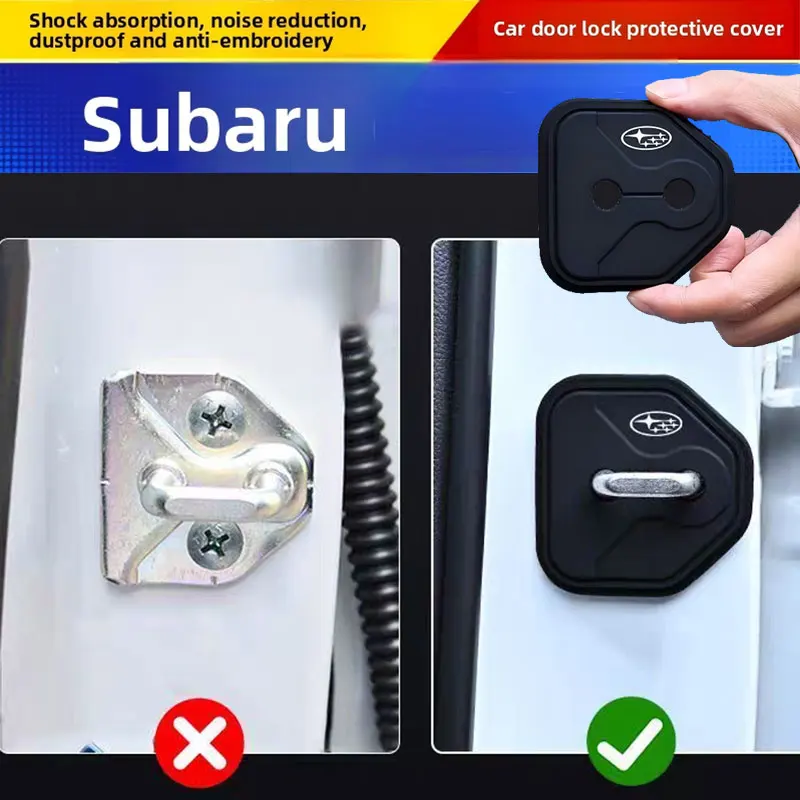 

Защитный чехол для дверного замка автомобиля от столкновений для Subaru Legacy LEVORG WRX Outback XV Forester Ascent Exiga SOLTERRA Tribeca GC8