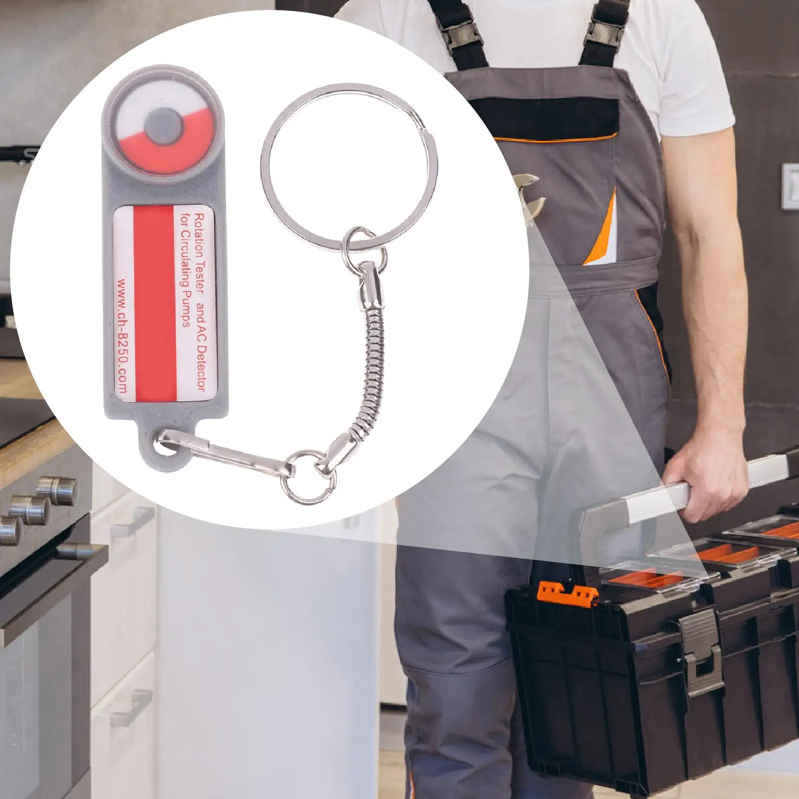 Handheld Solenoid Test Tool Field Detector with Rotation Indicator for Plumbers Heating Contractors