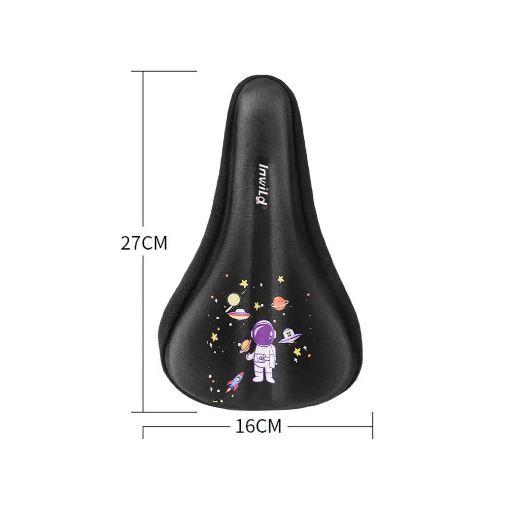 Kids Bicycle Seat Cushion Small Silicone Memory Foam Child Bike Seat Cover