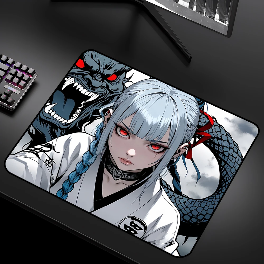 Anime Mousepad FPS Gamer Professional E-Sports Mouse Pad Balance Rubber Mouse Mat Gaming Keyboard Mat Ultrafine Surface Desk Pad