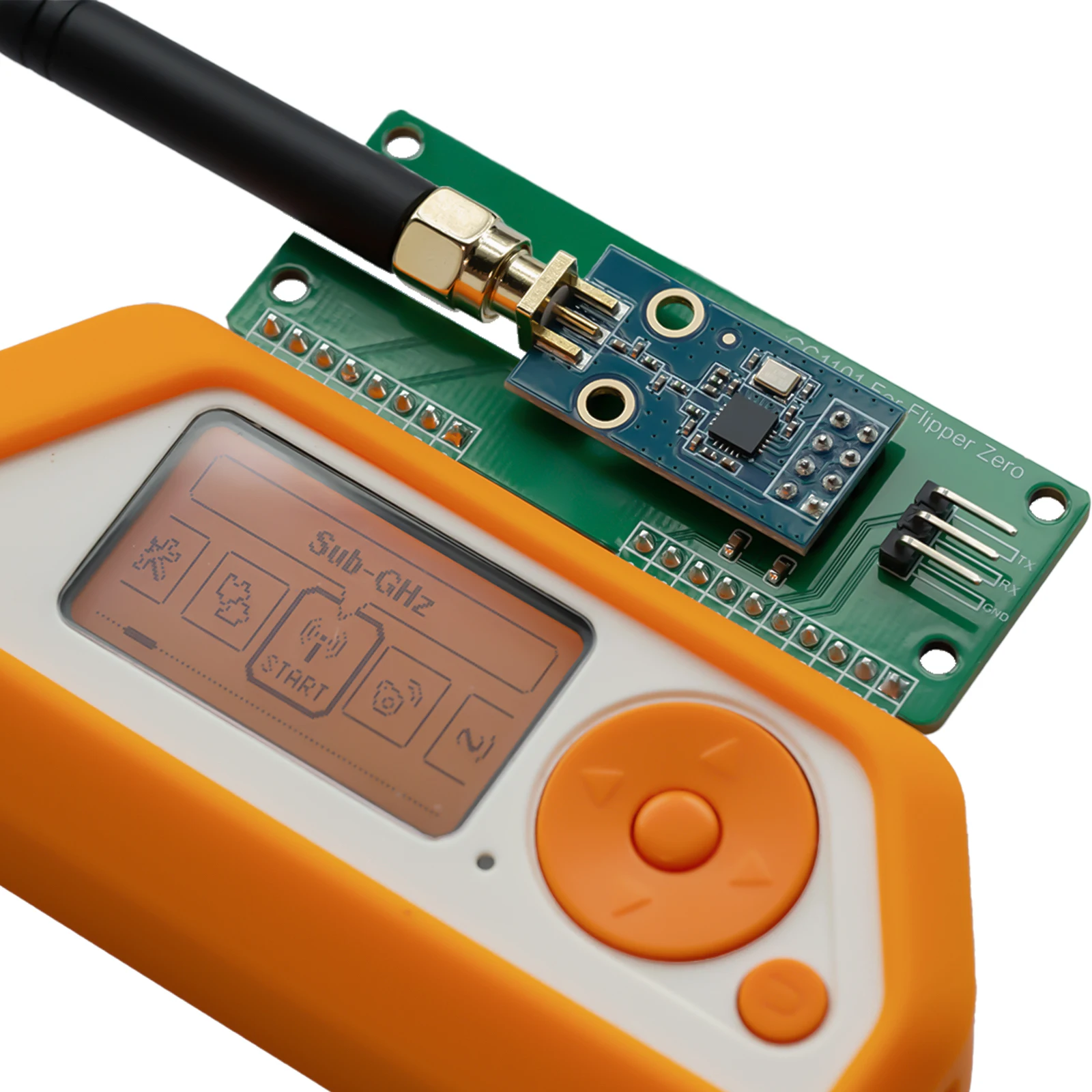 For Flipper Zero WiFi CC1101 SubGhz 433Mhz Development Board GPIO CC1101 Mouse Module For Flipper Zero Modification