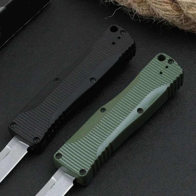 Outdoor Mini BM 4850 Tactical Pocket Folding Knife 440C Drop Point Blade Zinc Alloy Handle EDC Survival Camping Tools for Gifts