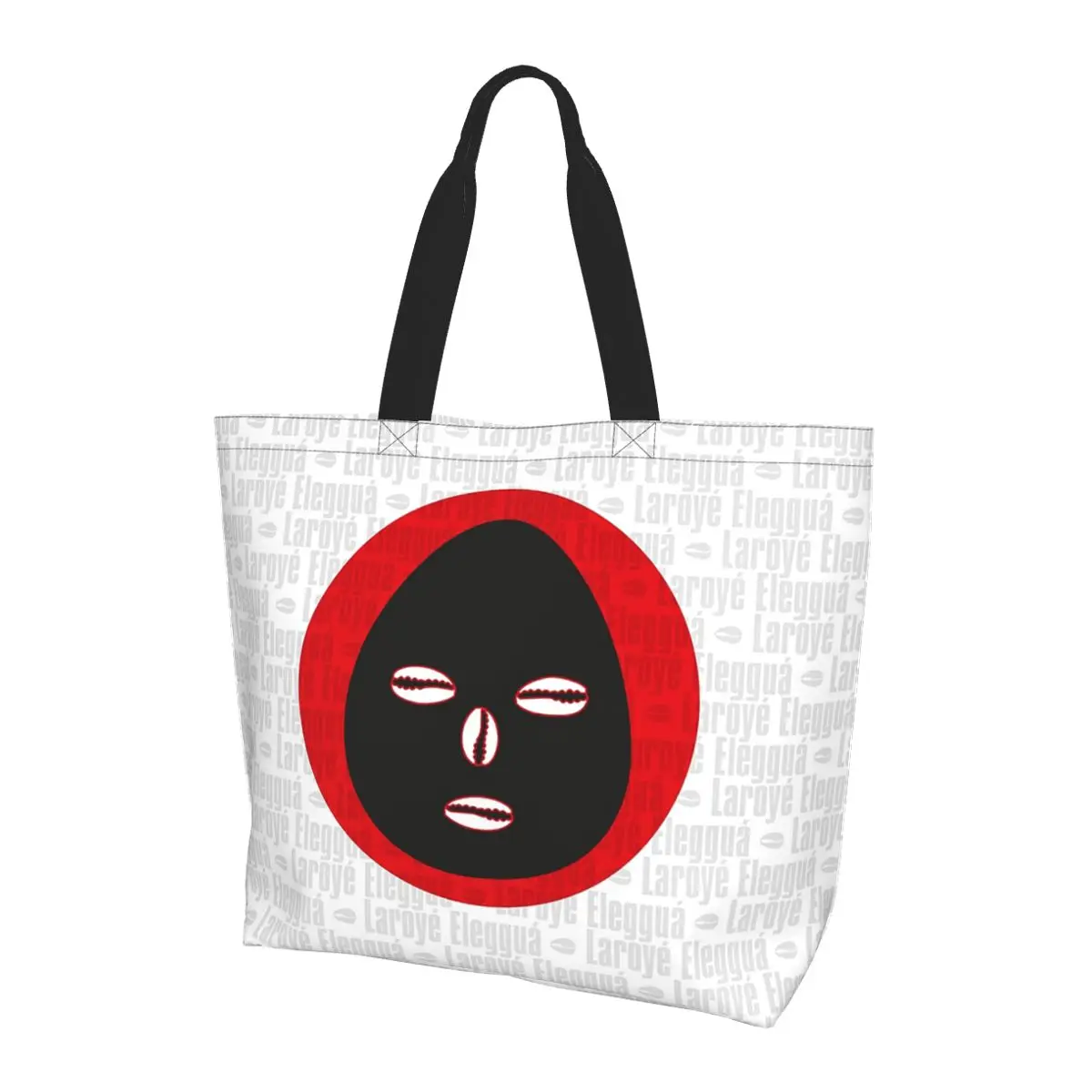 

Сумка-тоут для покупок Eleggua, парусиновая сумка на плечо большой вместимости, продуктовая сумка-шоппер для женщин