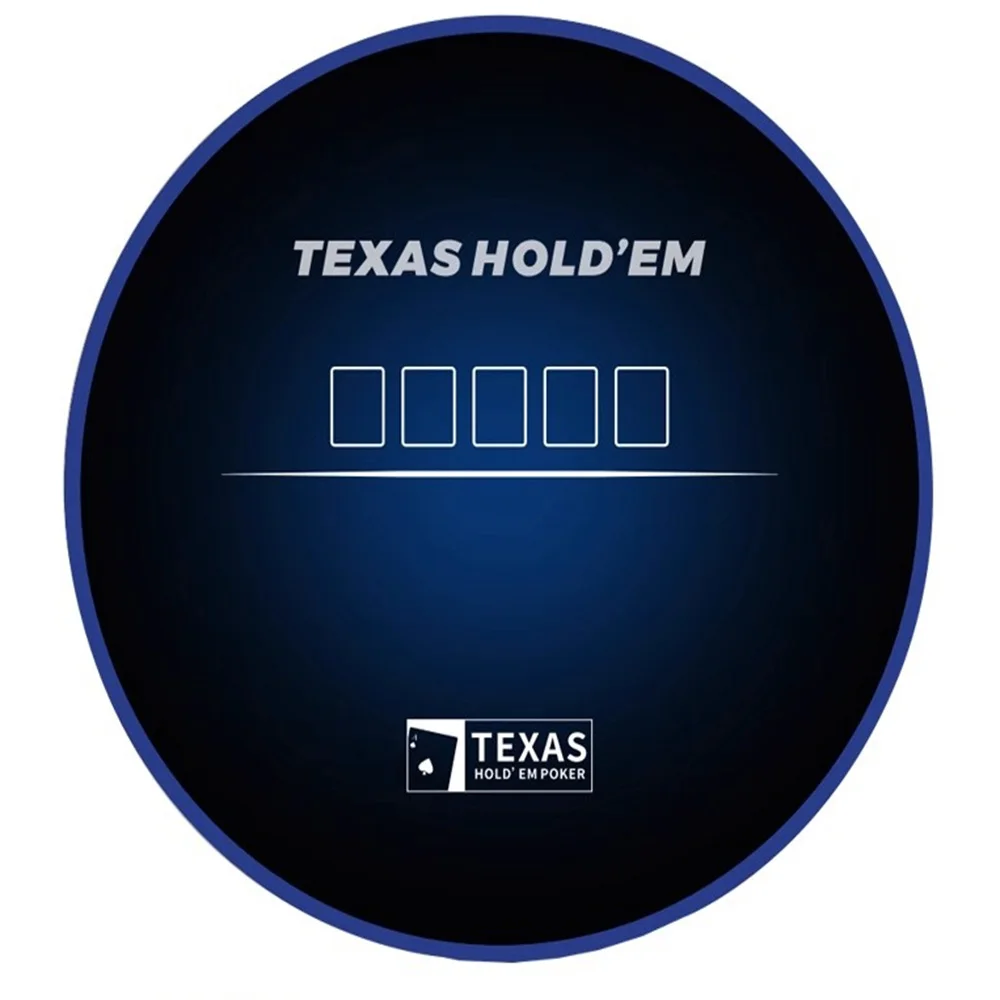 

Casino Professional Texas Hold'em Poker Table Mat Rubber Mat Portable Mahjong Board Games Tablecloth Entertainment Accessories