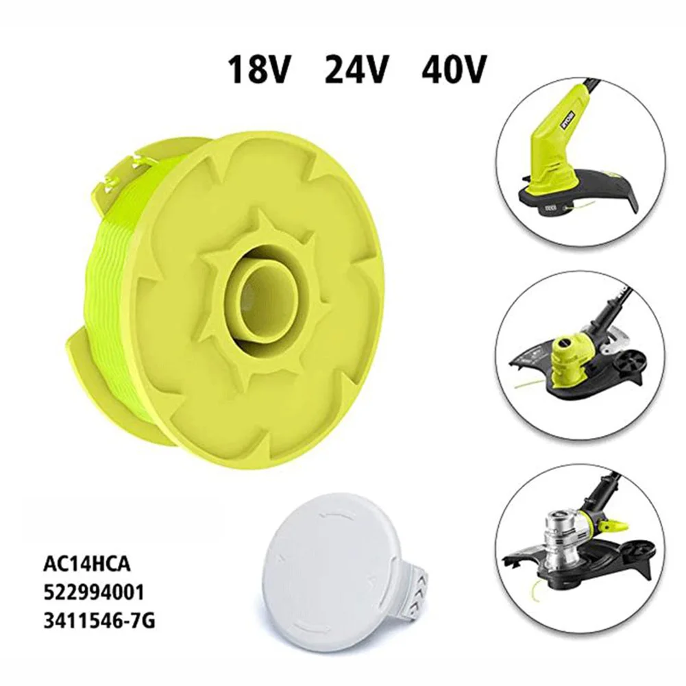 

2Pcs String Trimmer Spool Cap Cover For 522994001 AC14HCA 3411546-7G Lawn Mower Replacement Parts Garden Tools Accessories