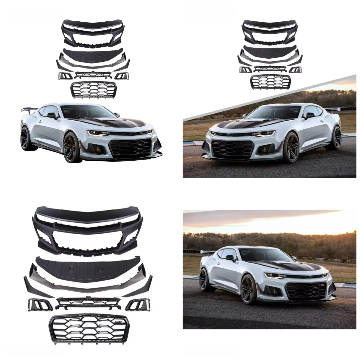 

6th 1LE Style Auto Bumper Body Kit Front Bumper Body Kit for Camaro 2010-2015 5th