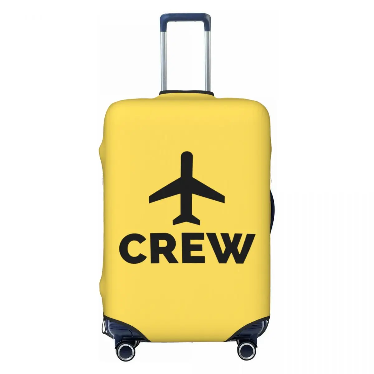 Custom Plane Flight Crew Luggage Cover Protector Funny Airplane Aviator Pilot Travel Suitcase Protective Cover for 18-32 Inch