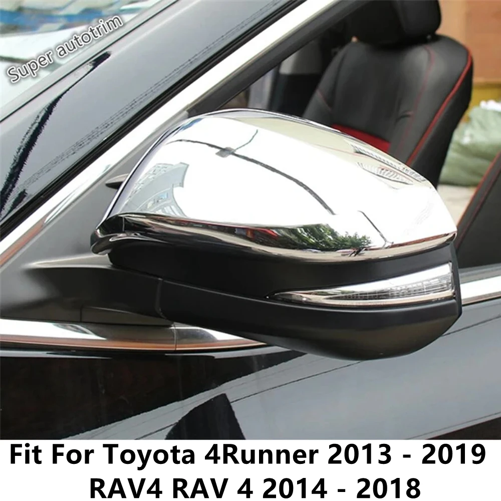

Car Door Rearview Mirror Cap Shell Cover Trim Fit For Toyota 4Runner 2013 - 2019 / RAV4 RAV 4 2014 - 2018 ABS Chrome Accessories