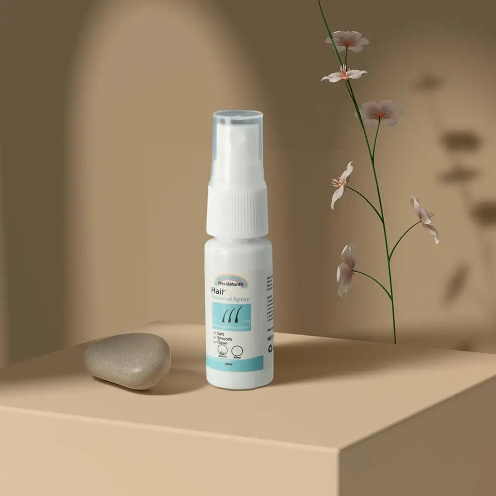 Pulverizador indolor da remoção do cabelo para homens e mulheres, inibidor do corpo, reparação permanente do cabelo, axila, pé, braço, nutrir, J3J9