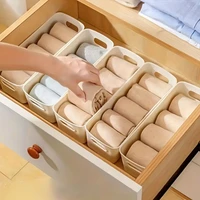 10pcs multifunctional storage box durable large-capacity desktop storage box underwear storage suitable for sundries storage 2