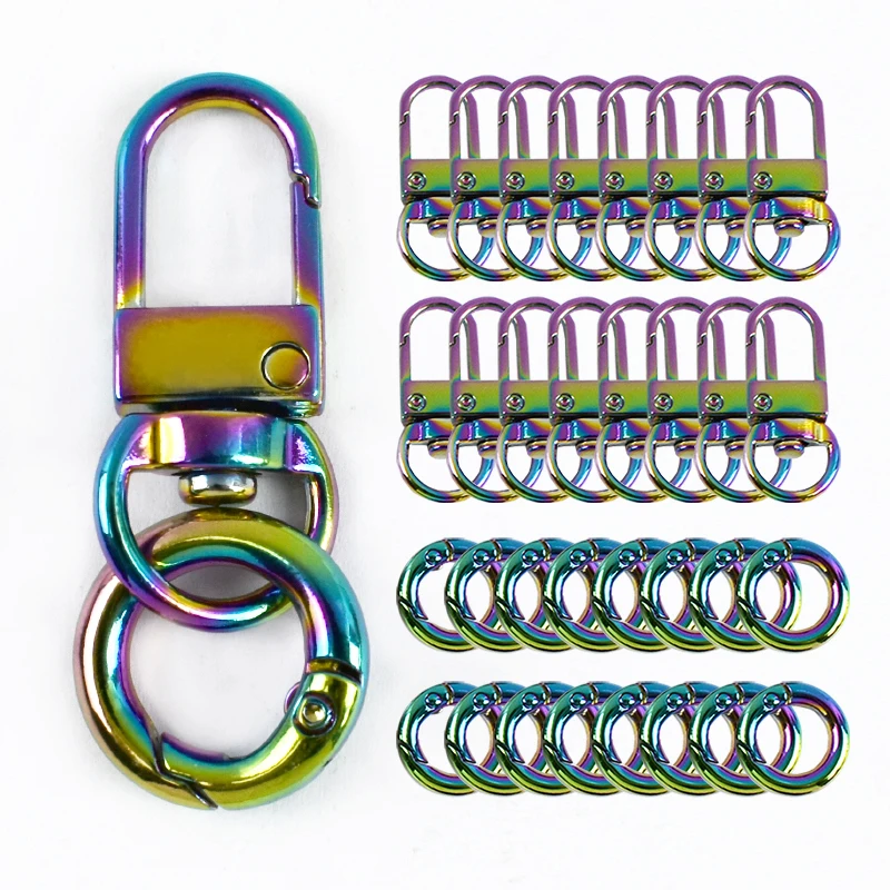 

3/5/10P 10mm Metal Bag Strap Buckle for Sewing Keychain Dog Collar Swivel Snap Hook Webbing Leather Clasp DIY Carfts Accessories