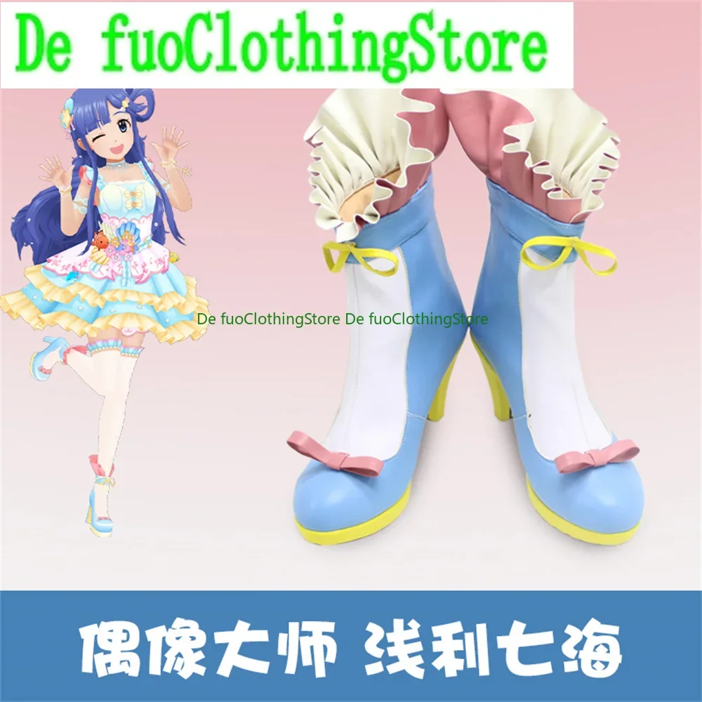 

THE IDOLM@STER Asari Nanami Cosplay Shoes Boots Game Anime Halloween Christmas DefuoClothing Shoes Store