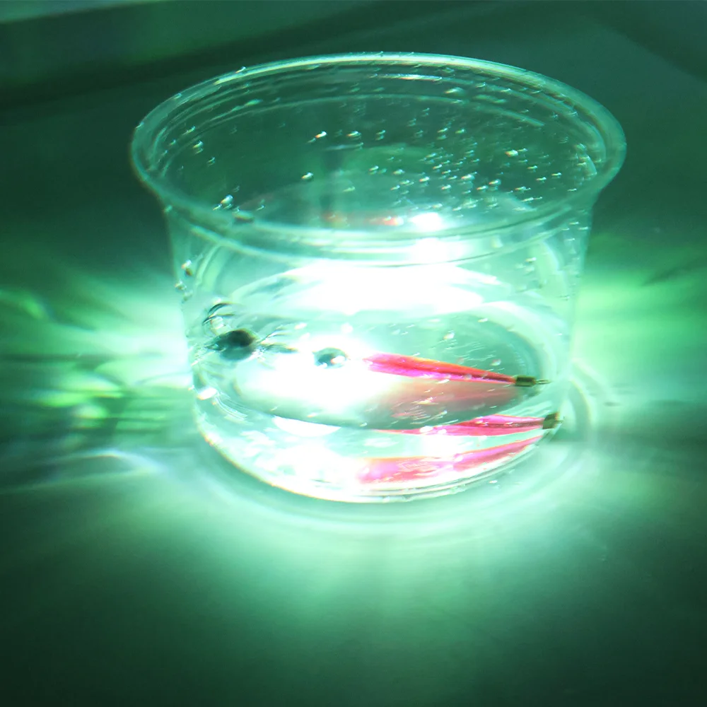 Anzuelos LED para calamar con peso de plomo y luz RGB - imagen 3