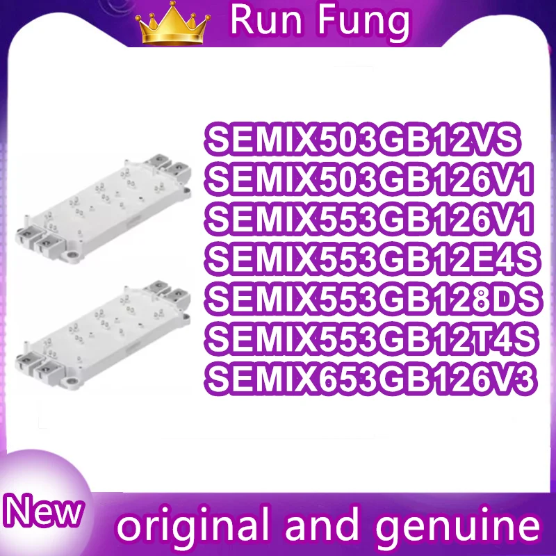 SEMIX503GB12VS, SEMIX503GB126V1, SEMIX553GB126V1, SEMIX553GB12E4S, SEMIX553GB128DS, SEMIX553GB12T4S, SEMIX653GB126V3