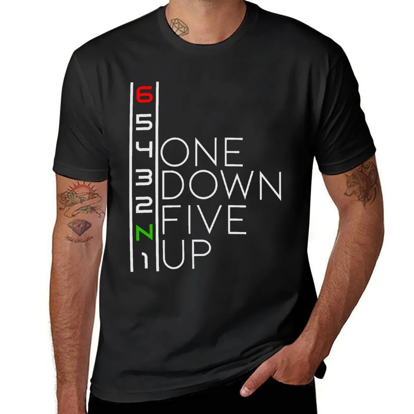 65432N1 One Down Five Up T-Shirt new edition customizeds Aesthetic clothing fitted t shirts for men