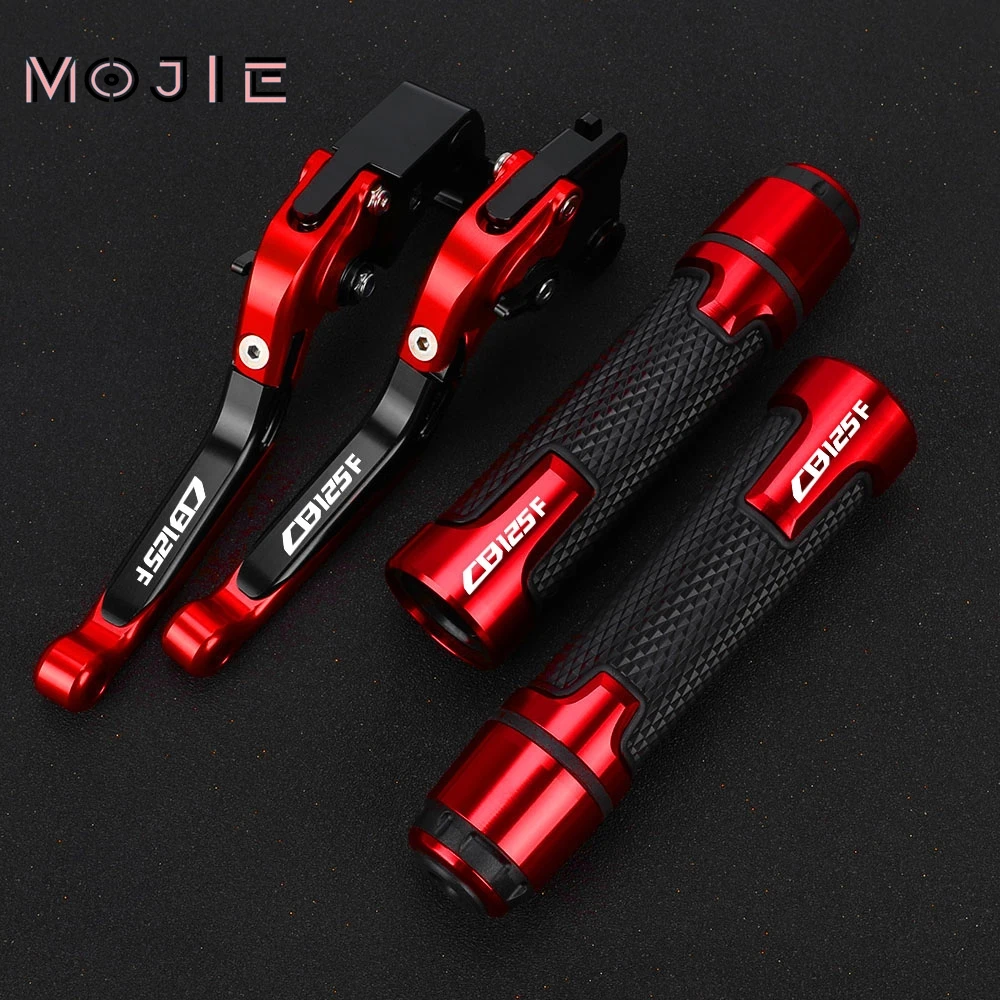 

CB125F Motorcycle CNC Accessory Adjustable Brake Clutch Levers & Handle Handlebar grips For Honda CB 125F CB125F CB 125 F 2016