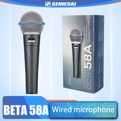 SENNESAI Top Quality Professional Beta58a Legendary Wired Microphone Grade A Dynamic Vocal Mic Karaoke For Performance Stage