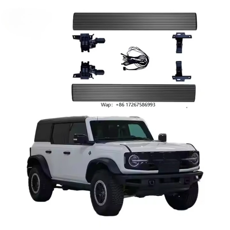 

Custom Power Step Waterproof Running Boards Colorful Electric Side Step Car Spare Parts for Bronco(Four Door Version)