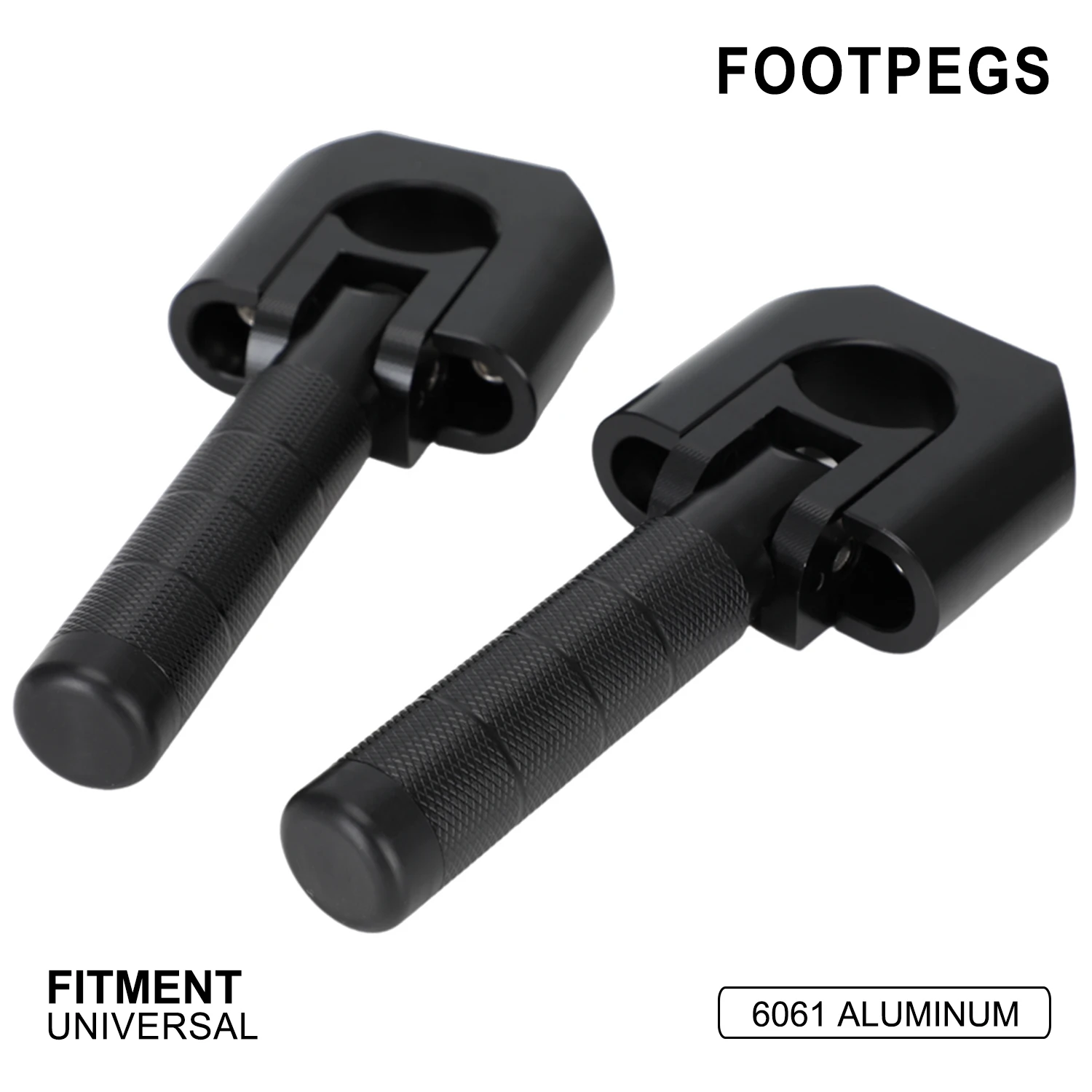 Pedaleiras de Descanso para Guidão de 7/8"-1.25" para KLR650 DR650 XR650L Tenere 700 V-strom ADV, Peças para Motocicletas Off-Road e Dual Sport