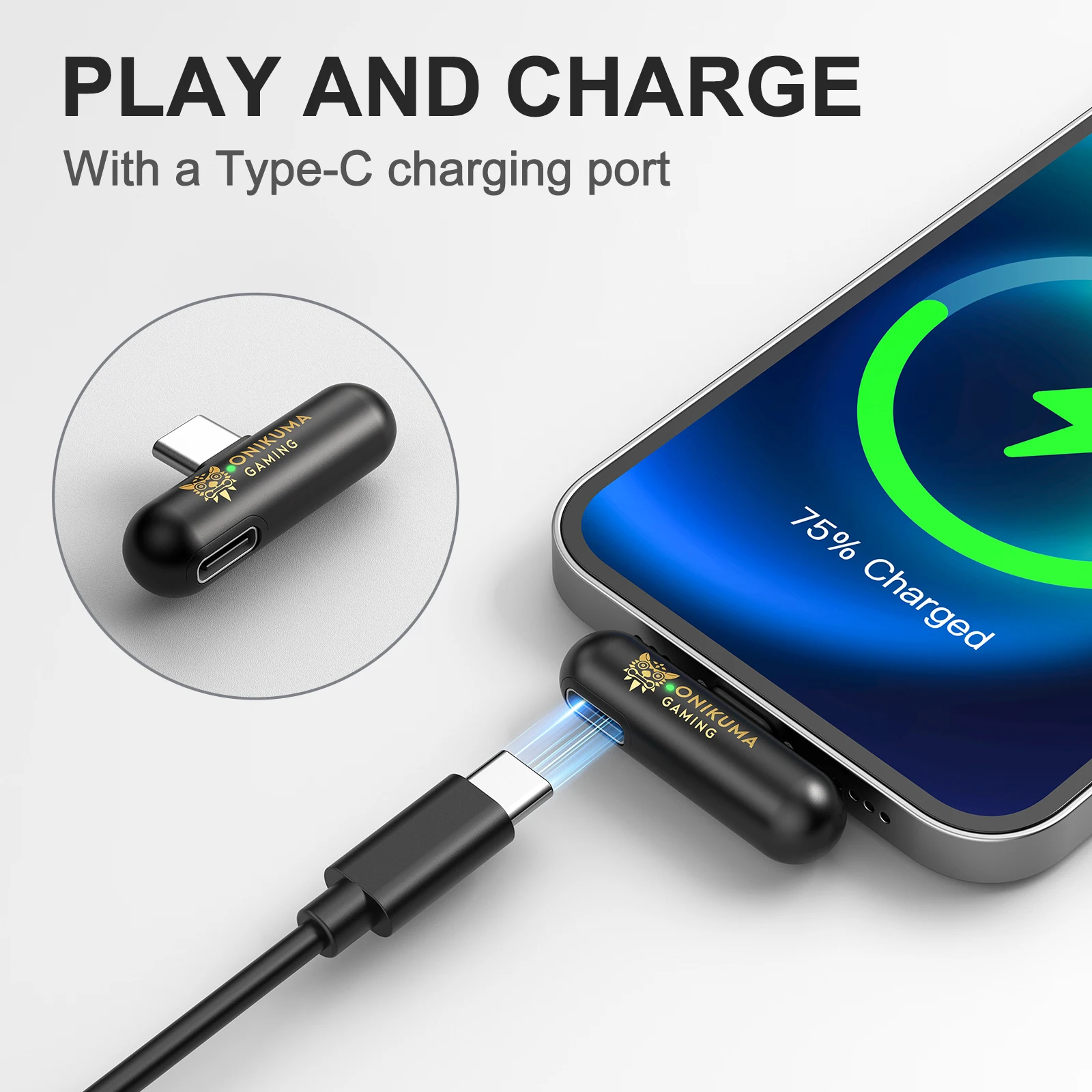 ONIKUMA 2025 سماعات ألعاب TX612 جديدة مزدوجة الوضع رائعة RGB مع جودة صوت مكالمات عالية الوضوح وكمون منخفض للألعاب #4