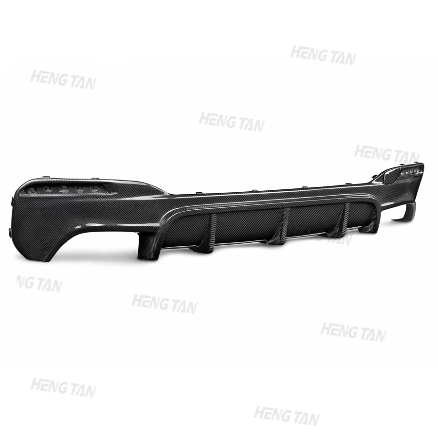 For BMW 5 Series M5 F90 G30 G38 540i 530i Carbon Fiber Car Rear Bumper Lip Diffuser Spoiler Parts Upgrade Body kit