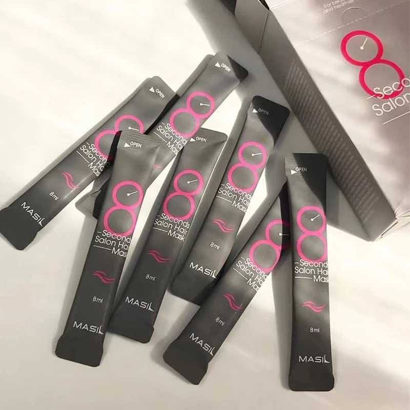 MASIL 8 ثانية صالون قناع الشعر Masil استعادة الشعر علاجات ممتازة الكيراتين إصلاح مرنة الترطيب شامبو العناية بالشعر