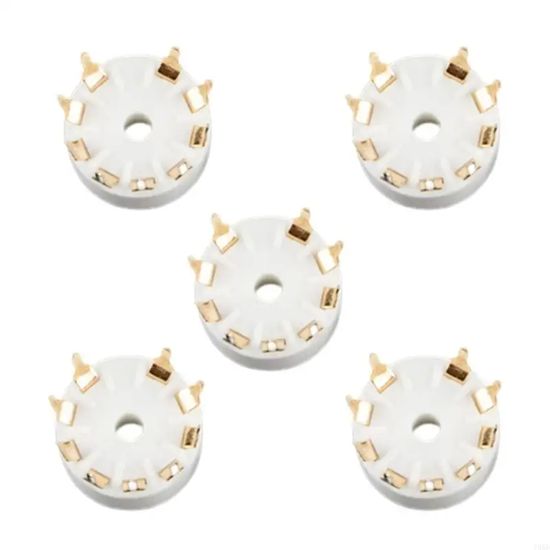 Ceramic 9 Pin B9A PCB MOUNT Tube Socket for 6DJ8 EL84 6922 6BM8 6BQ5/EL84 6CG7 