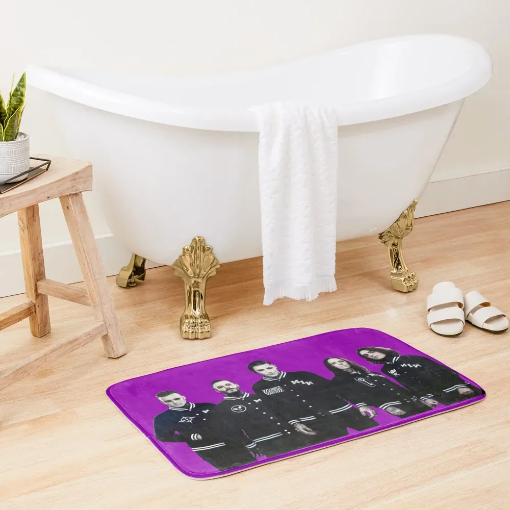 

Motionless In White bandmembers Bath Mat Non-Slip Bathtub Bathroom Rugs And Set External Entrance Doormat Mat