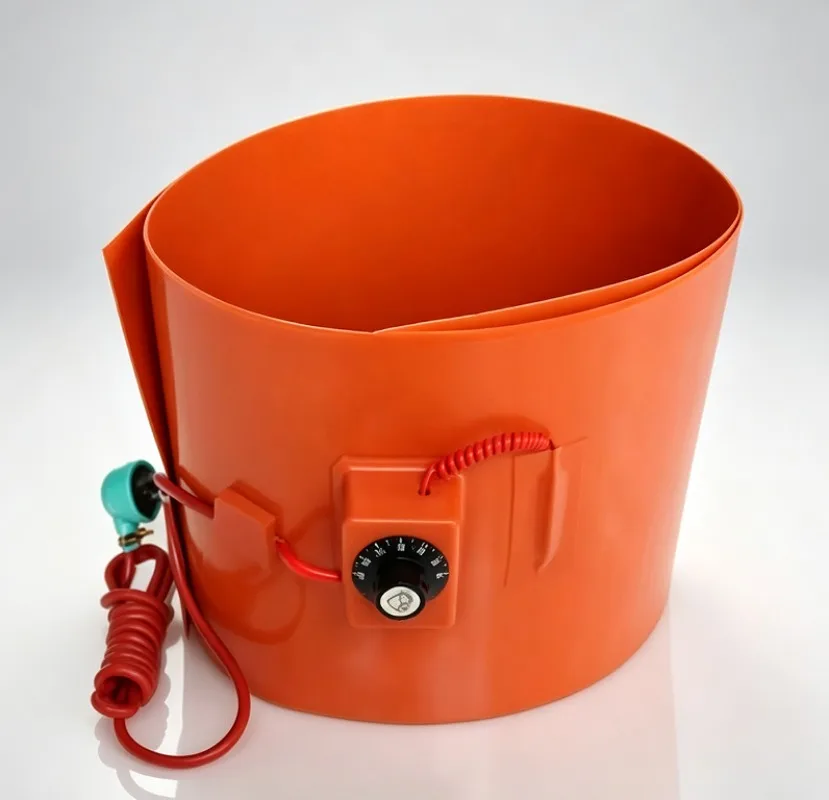 200L Oil Drum Silicone Heating Belt 1740x250mm 2000W with Thermostat