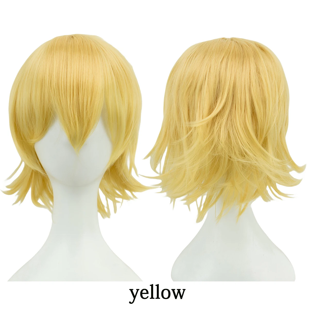 Clearance Sale: 10-Inch Cosplay Synthetic Hair For Both Men And Women Suitable For Anime, Games, And Halloween Party Lolita Wigs