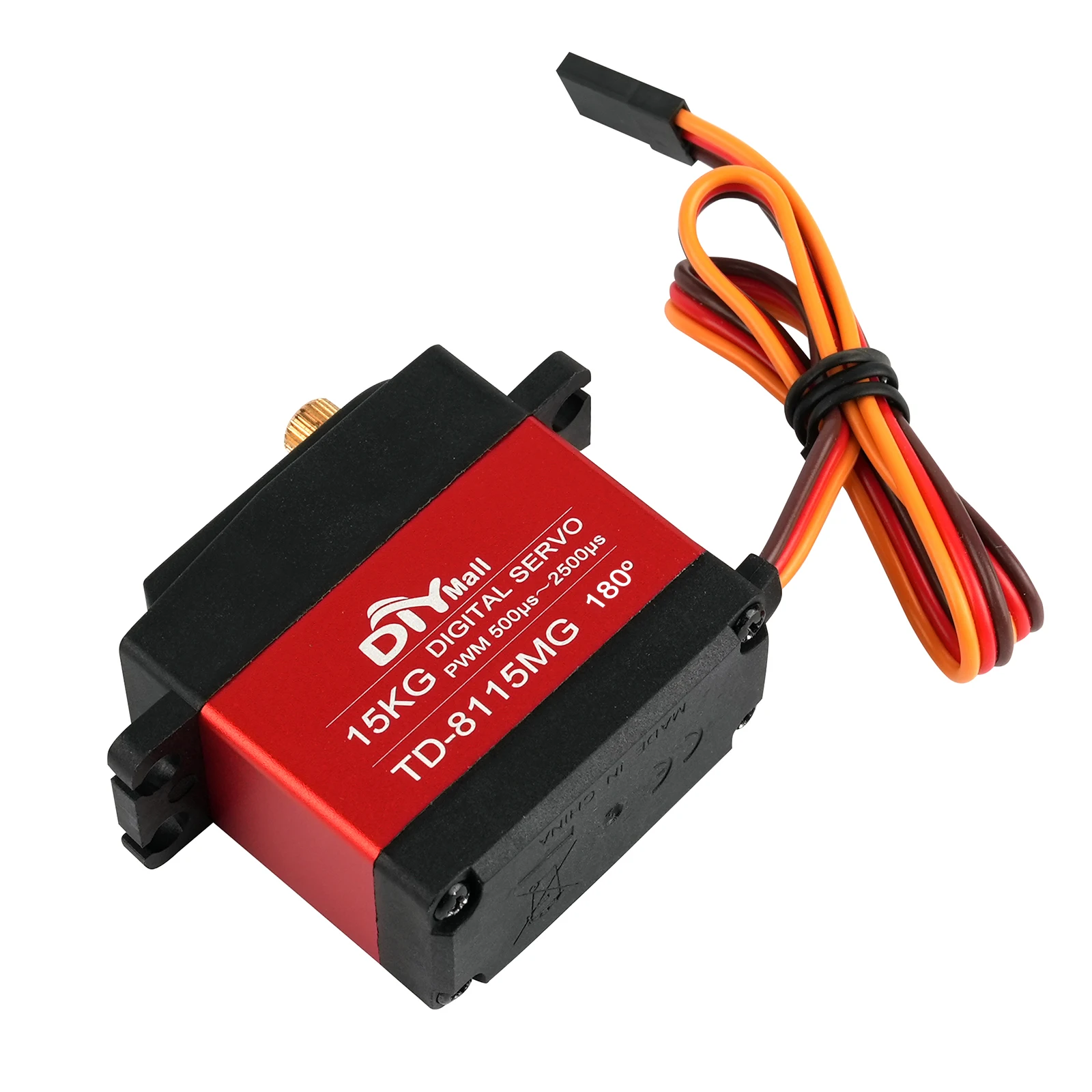 Servo Digital HV de 45KG, Motor Sin Núcleo, 8,4 V, resistente al agua, caja de aluminio con engranaje de Metal para 1/8 1/10 RC, coche, camión, Robot sobre orugas