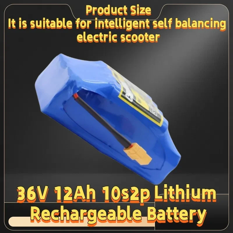 36V 12Ah 10s2p Lithium Rechargeable Battery – Exceptional Power Supply with Strong Compatibility for -Scooter Spare Accessory