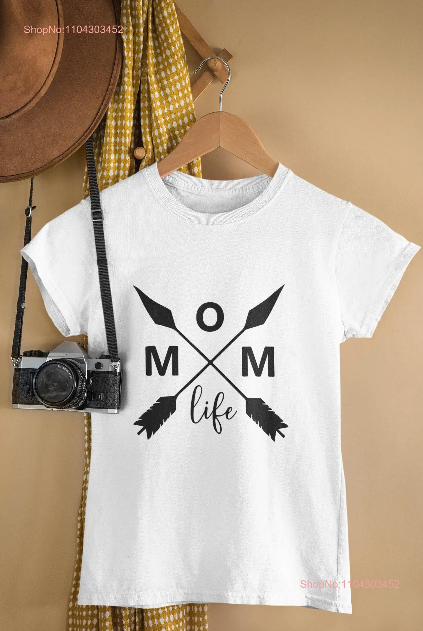 Mom Life T Shirt Arrows Motherhood Funny Parenthood long or short sleeves