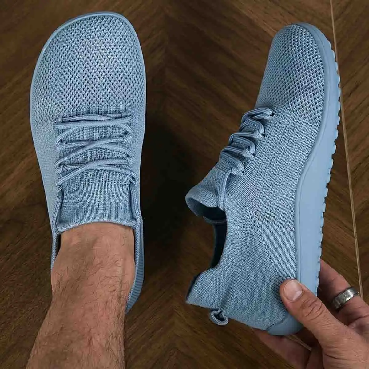 Zapatos Ligeros y Cómodos para Hombre, Estilo Descalzo, Transpirables, para Deportes al Aire Libre, Senderismo, Trekking y Montañismo