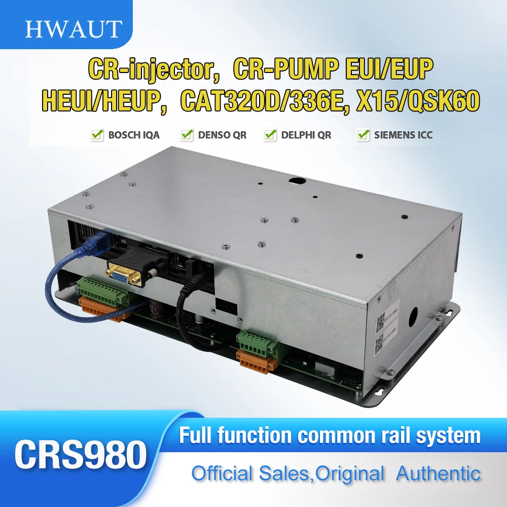 

CRS980 Common Rail Test Bench Computer Controller Software Tester for CR Injector PUMP EUI EUP HEUI HEUP CAT320D QR BIP Function