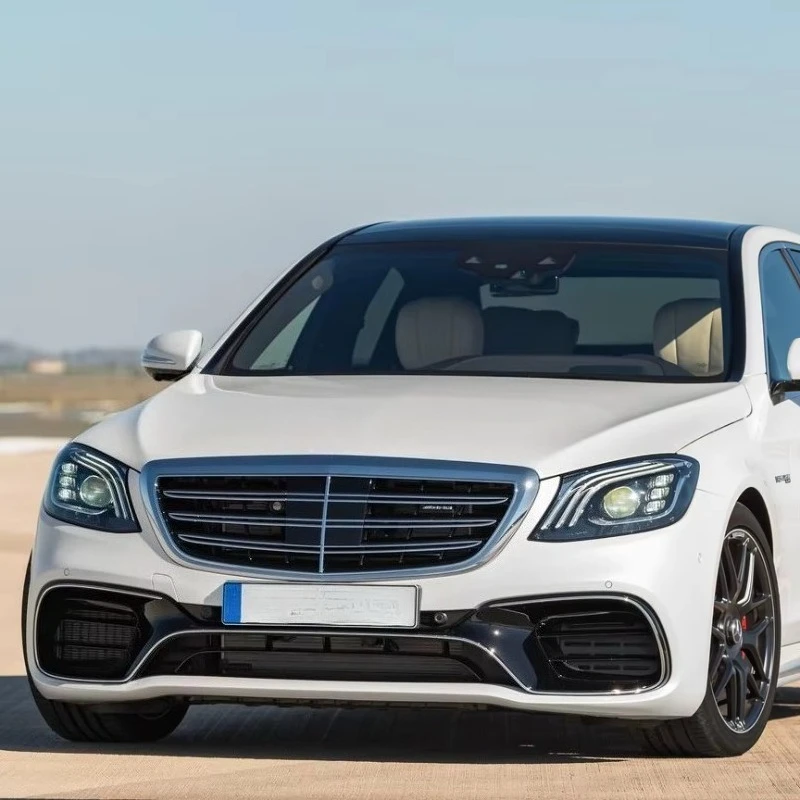 ترقية طقم الجسم لـ 06-12 S W221 إلى W222 مايو مجموعة تحويل bach مع المصباح الخلفي للمصابيح الأمامية #2